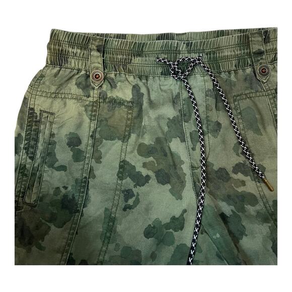 Anthropologie Green Camo Camouflage Leda Utility Joggers Lyocell - Picture 13 of 14